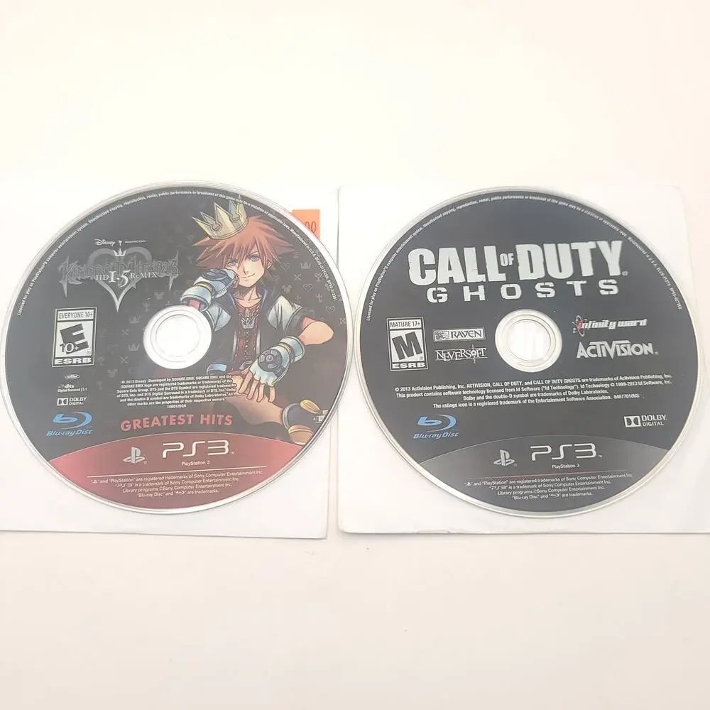 Playstation 3 Lot of 10 Games Overlord Kingdom Hearts Call of Duty Dishonored